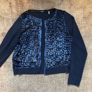 Elegant Blue Women's Top